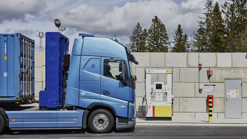 hydrogen fueled truck