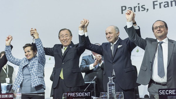 Closing ceremony of COP21, Paris