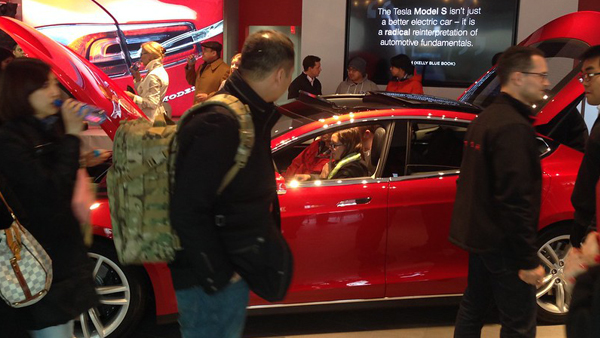 Tesla dealership in Vancouver